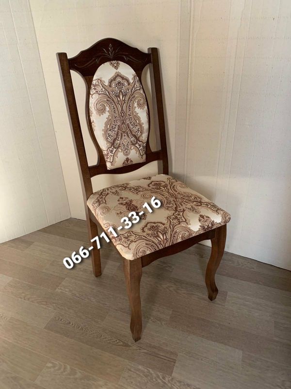 Стілець СЕНАТОР / горіх світлий / Шалімар