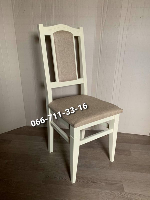 Стілець ФАРАОН / слонова кістка / Беж Однотон