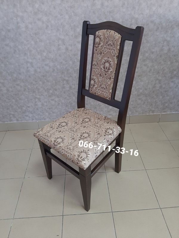 Стілець ФАРАОН / горіх темний / Рояль v-1