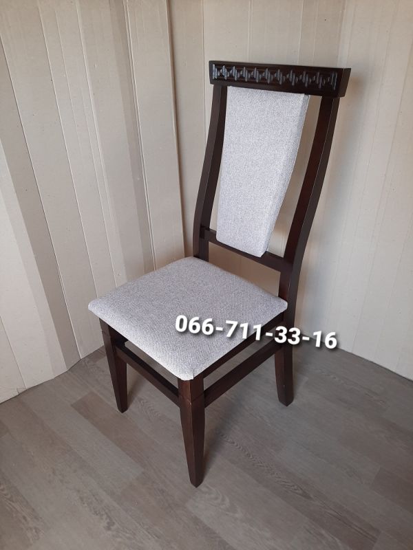 Стілець ВЕРСАЧЕ / горіх темний / Ультратекс-5