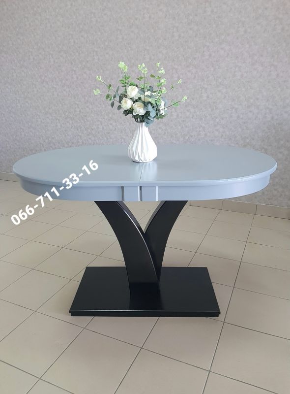 Стіл ТЕХАС / сірий-7045 / венге